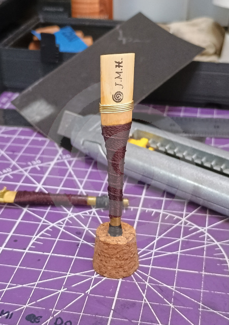 Ca&ntilde;a de chanter uilleann para chanters en C